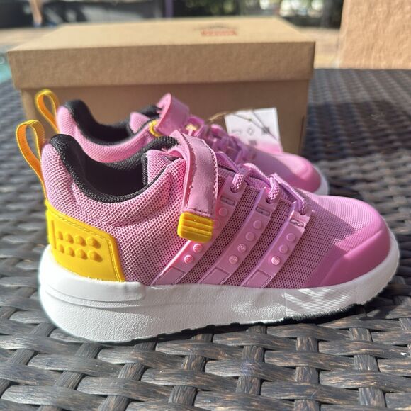 Adidas x LEGO Racer TR21 Elastic Laces and Top Strap Kid's Shoes ID7367 - Picture 4 of 16